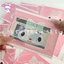 Melody my melody my piano cartoon bag girl card holder essential gift bag hand account card sealing pocket wholesale 20pcs