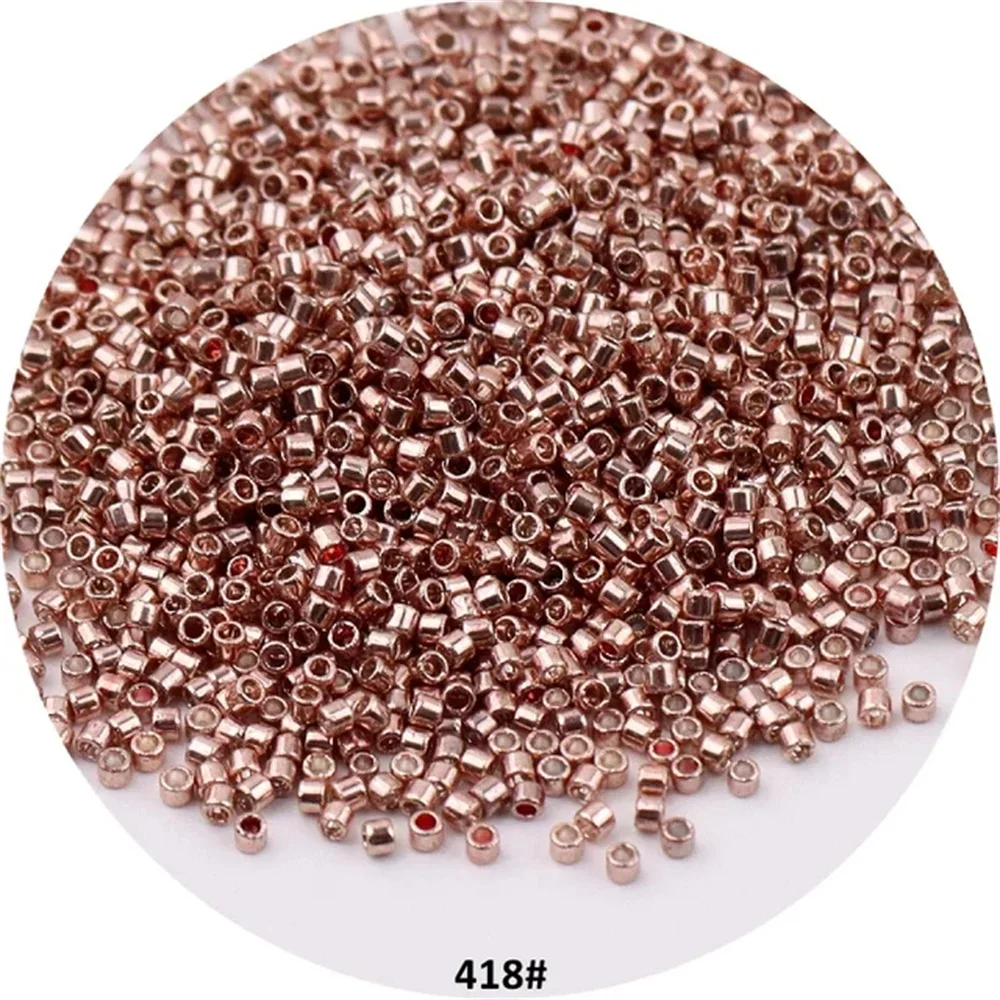 1680pcs 11/0 1.3x1.6mm Fémes Bronztárgy üvegek gyöngyök Kávé Szürke üvegek seedbeads számára DIY ékszer Gyártás Dísztárgyak kiegészítők