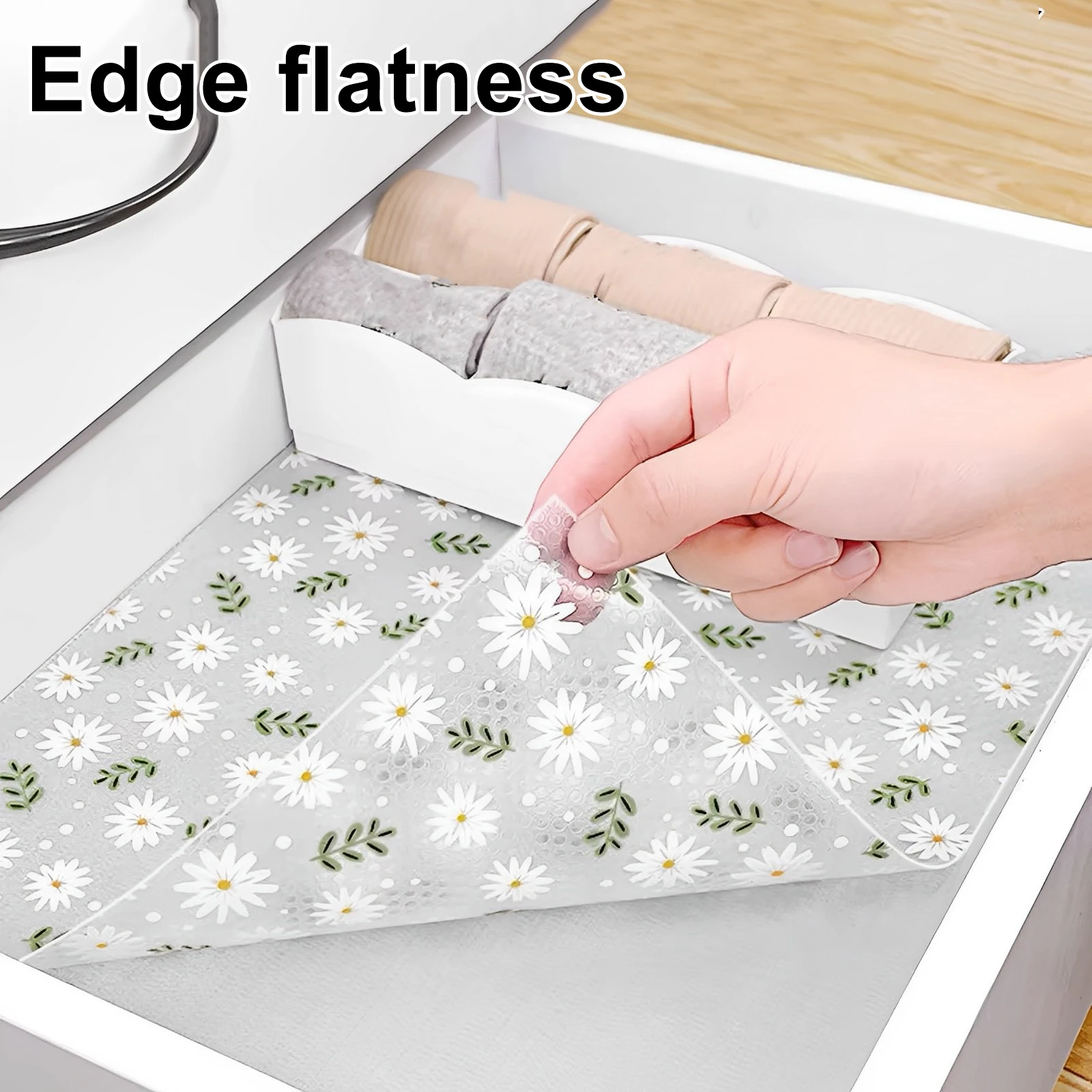 EVA Cabinet Mat Drawer Refrigerator Shelf Liner Waterproof Mat Environmentally Cupboard Cover Placemats Table Pad Non-Adhesive