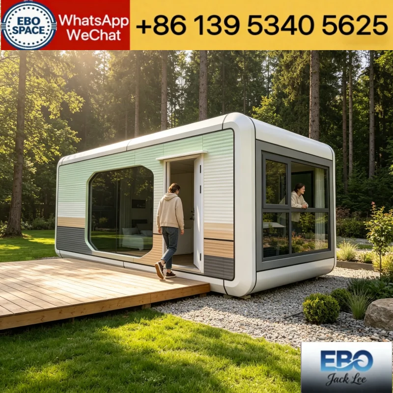 Pre-installed Circuit Flat Pack Prefab House Portable Container Building Fast Assembly Worker Dorm Shop Kiosk