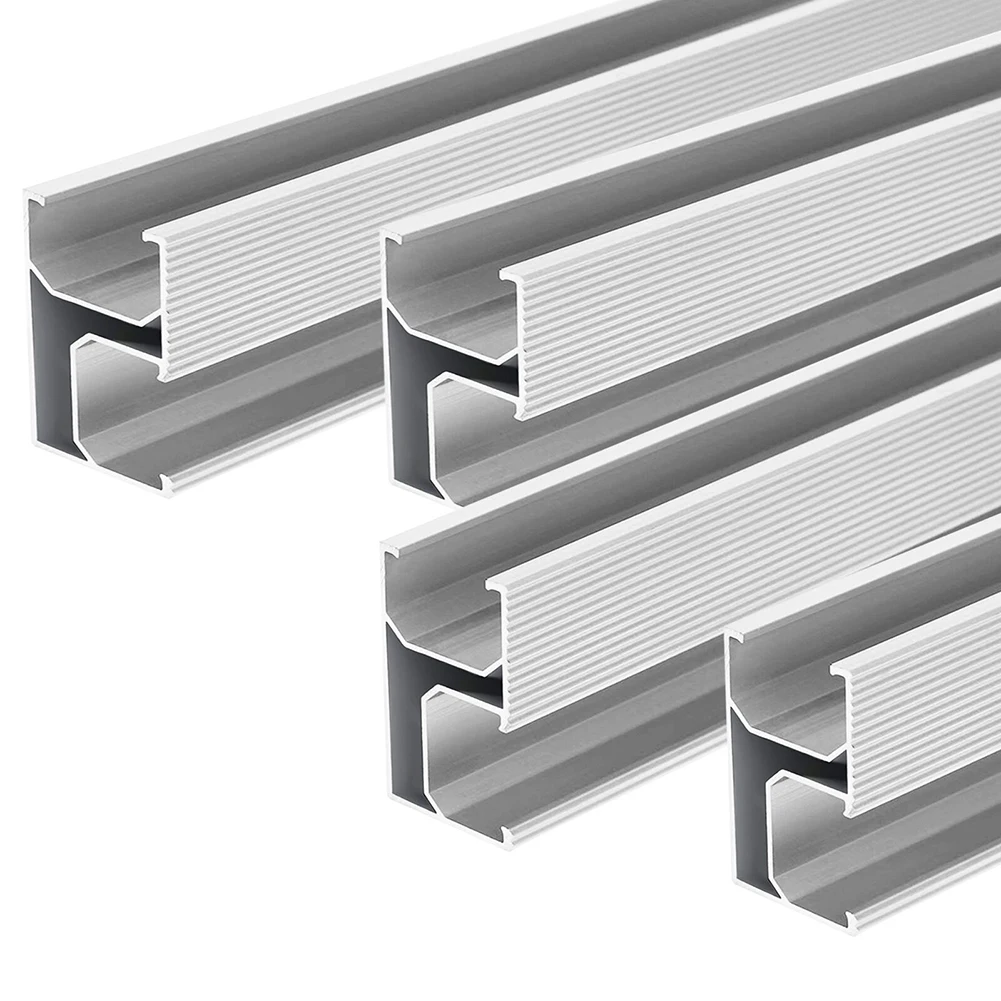 Solar Panel End Clamp Kit 200mm *56mm*30mm Rail PV Profile Alu Mounting Rail Flat Roof Metal Roof Solar Solar Panel Mounting Kit