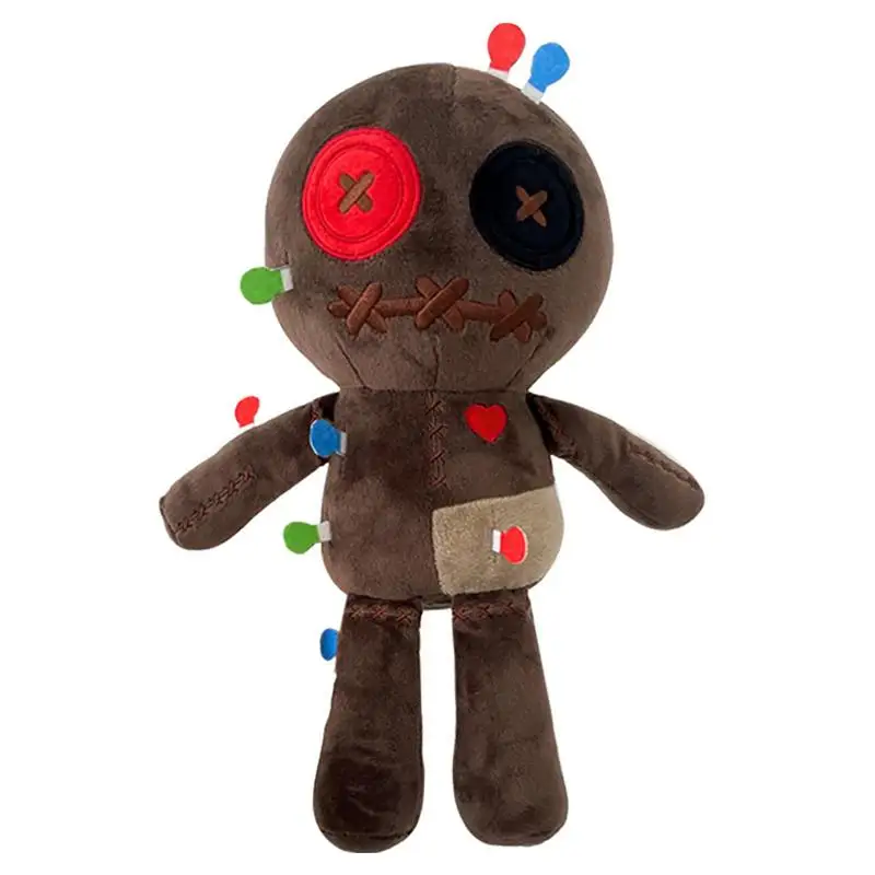 Cute Kawaii Scary Splicing Halloween Doll Plush Toy Soft Stuffed Cosplay Stitching Horror Doll Room Decor Toy Gift For Kids