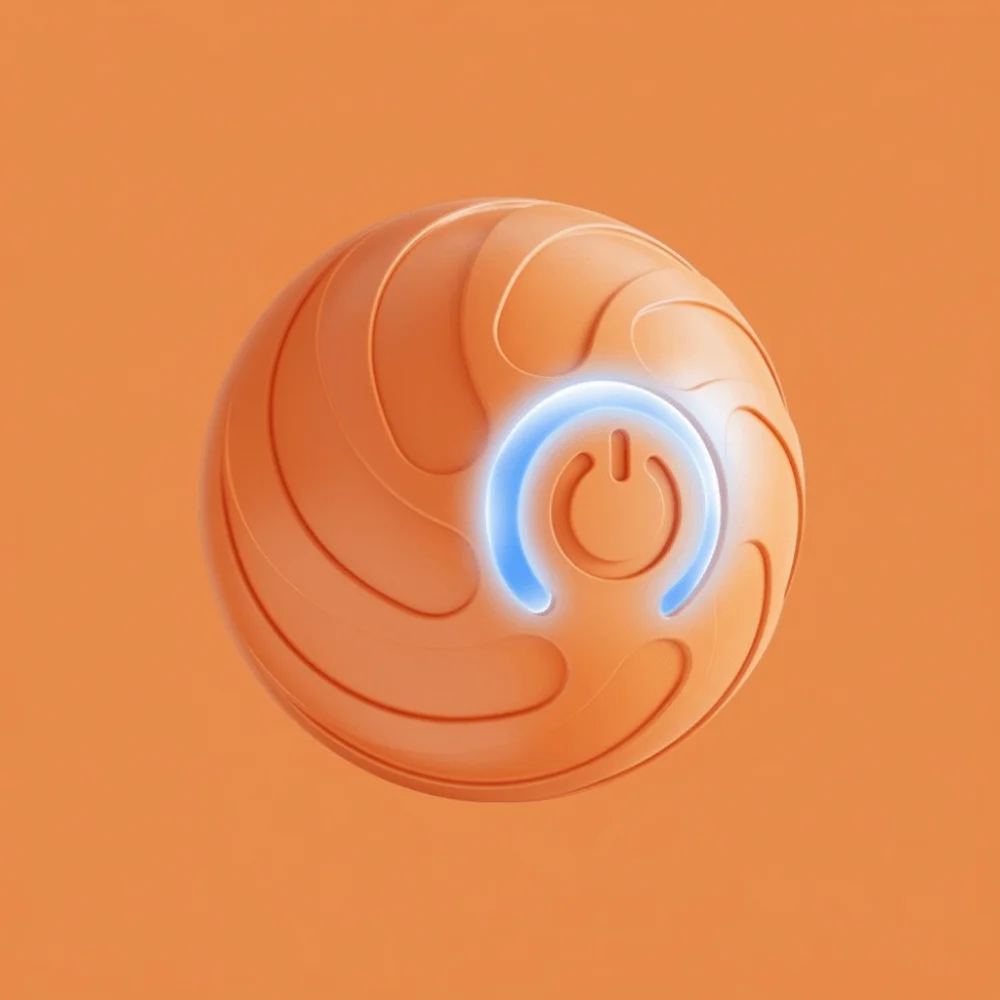 

USB Rechargeable Smart Dog Toy Ball Gravity Jump Bite Resistant Automatic Rolling Ball Bouncing Design Chew Resistant