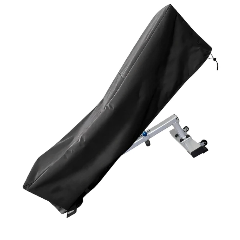 Water-Resistant Fabric Workout Equipment Cover with Side Handle and Tightening Bottom Cord for Garage, Patio, Yard and KXRE