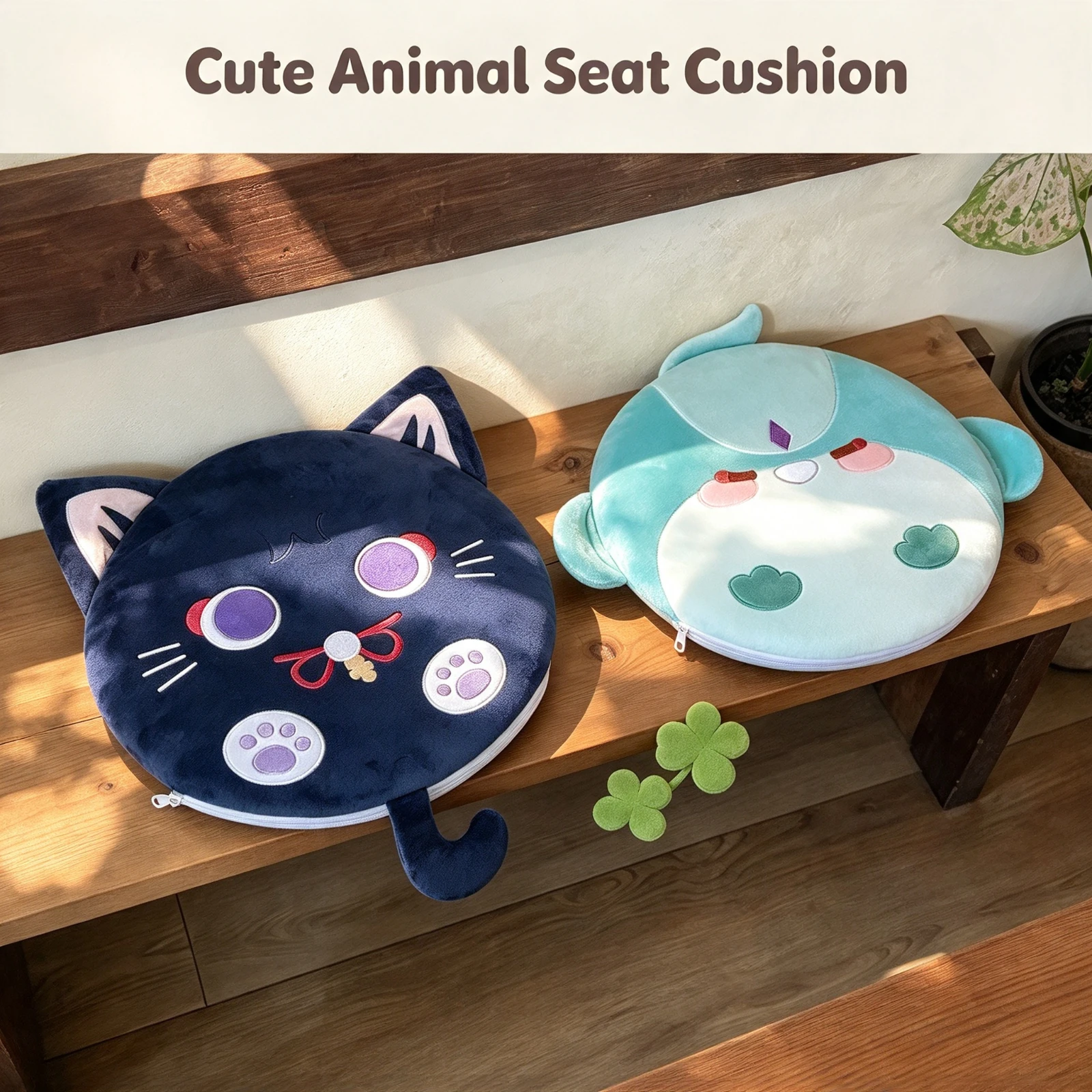 40cm Genshin Impact Xiao Scaramouche Plush Cushion Memory Foam Seat Pad Soft Cartoon Pillow Home Office Decor Gift For Kids