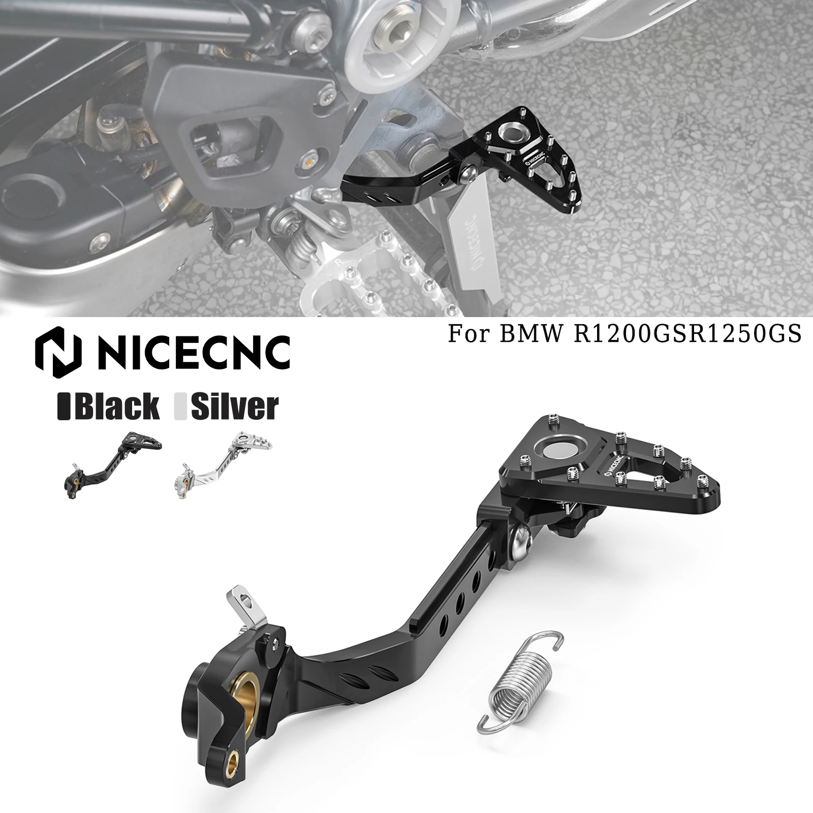 

Motorcycle Rear Brake Lever Pedal For BMW R1250GS 2019-2023 2022 BMW R1200GS R 1200 GS 2013-2018 BMW R 1250 GS 2023 2022 2021