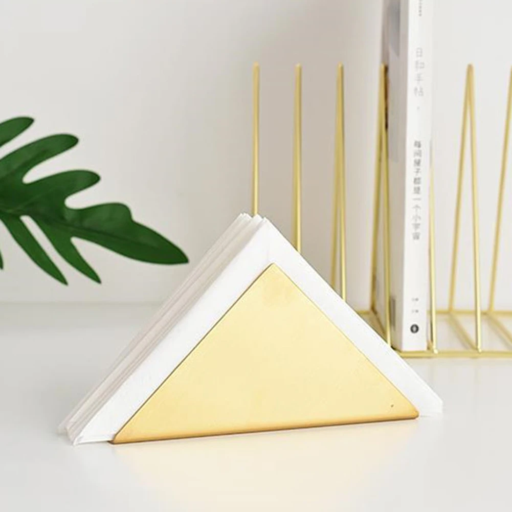 

Stainless Steel Triangular Paper Towel Holder Rack Organizer For Kitchen Bedroom Bathroom