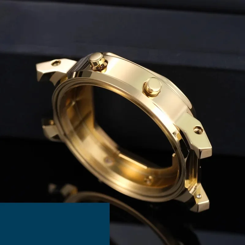 Para movimento mod kit G-SHOCK GW-B5600 escudo interno caso moldura de aço inoxidável metal parafuso traseiro capa anel à prova dwaterproof água