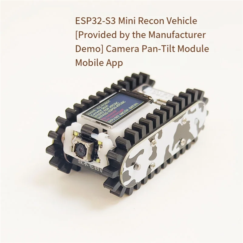 A73E-Mini Esp32 RC tanque modelo Wifi Fpv transmisión de imagen Esp32 Placa de desarrollo Control RC