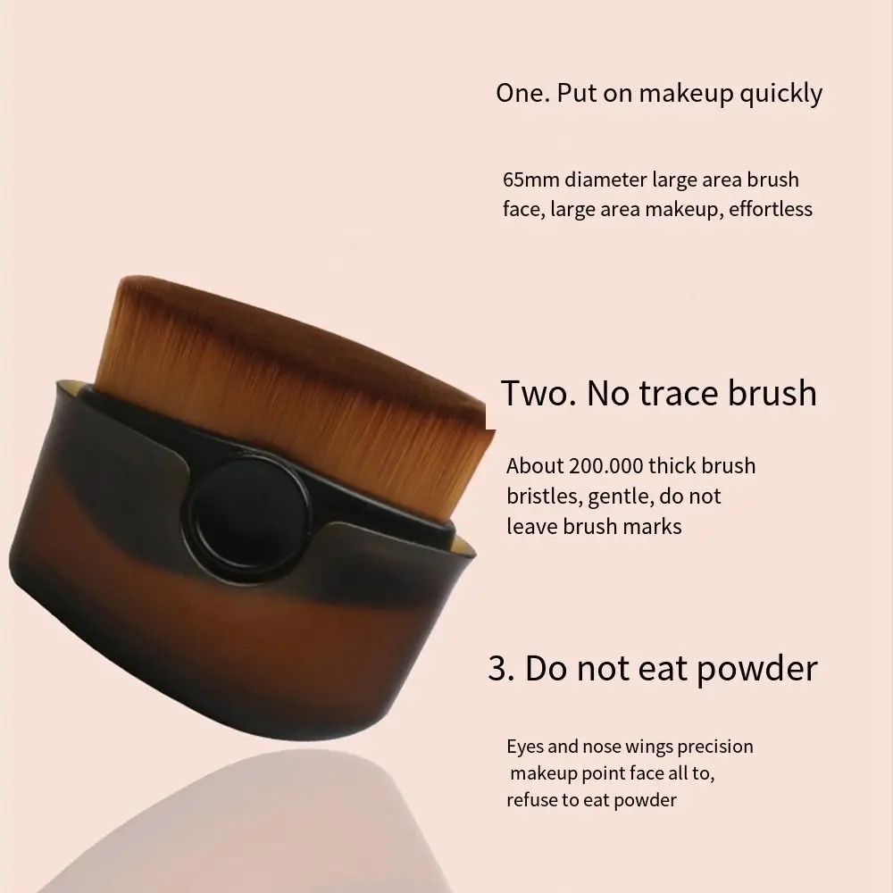Pennello professionale per fondotinta liquido Pennello per trucco Kabuki grande e morbido Pennello per correttore con setole dense Pennello per base senza cuciture da donna