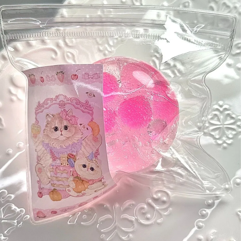 

Trick Gift Fresh Squeeze Toy Cherry Blossom Fruit Pinch Toy Creative Shapeable Handmade Ball Toy Children Birthday Gift