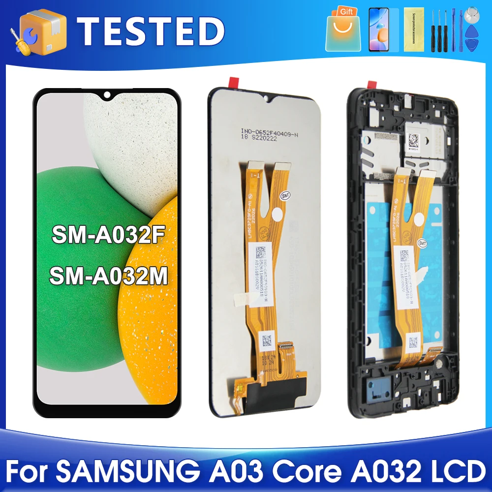 6.5\'\'A03 Core For Samsung For  A032 A032F A032F/DS A032M LCD Display Touch Screen Digitizer Assembly Replacement