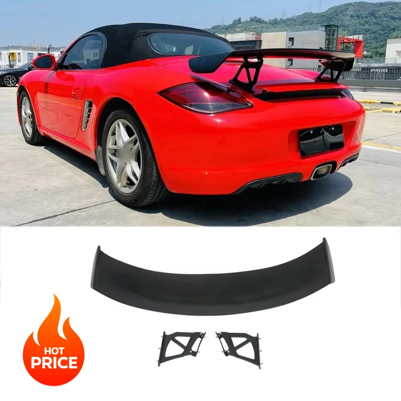 

Hot Sale! Carbon Fiber Bodykit - Rear Lip, Trunk Spoiler & GT4 Rear Wing Upgrade for 2009-2012 Porsche Boxster/Cayman 987