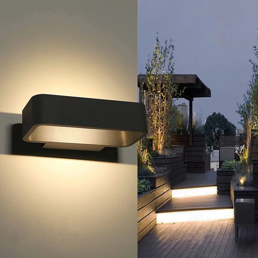 LED Outdoor Garden Wall light Waterproof IP65 villa Garden Decoration Wall Washer Light Stair Aisle Lighting Wall Lamp