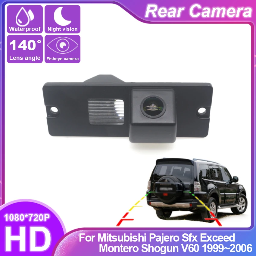 Car License Plate Rear camera Waterproof For Mitsubishi Pajero Sfx Exceed Montero Shogun V60 1999~2006 backup Rear View Camera