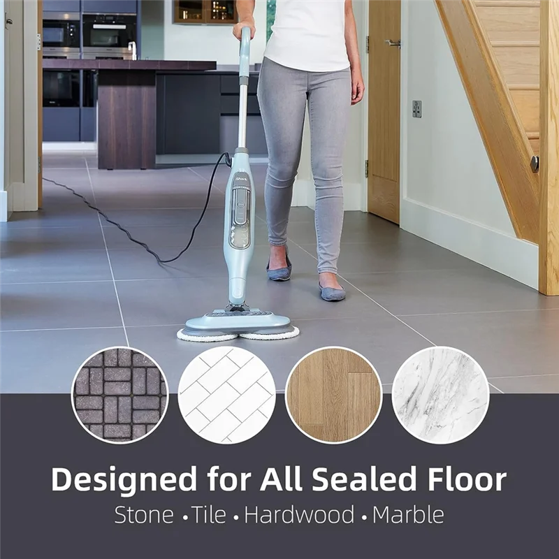 EQAZ-12 Pack подушечки для паровой швабры с тяжелым скрабом для паровой швабры Shark S7000AMZ / S7001 / S7201, подушечки для чистки паром и скрабом