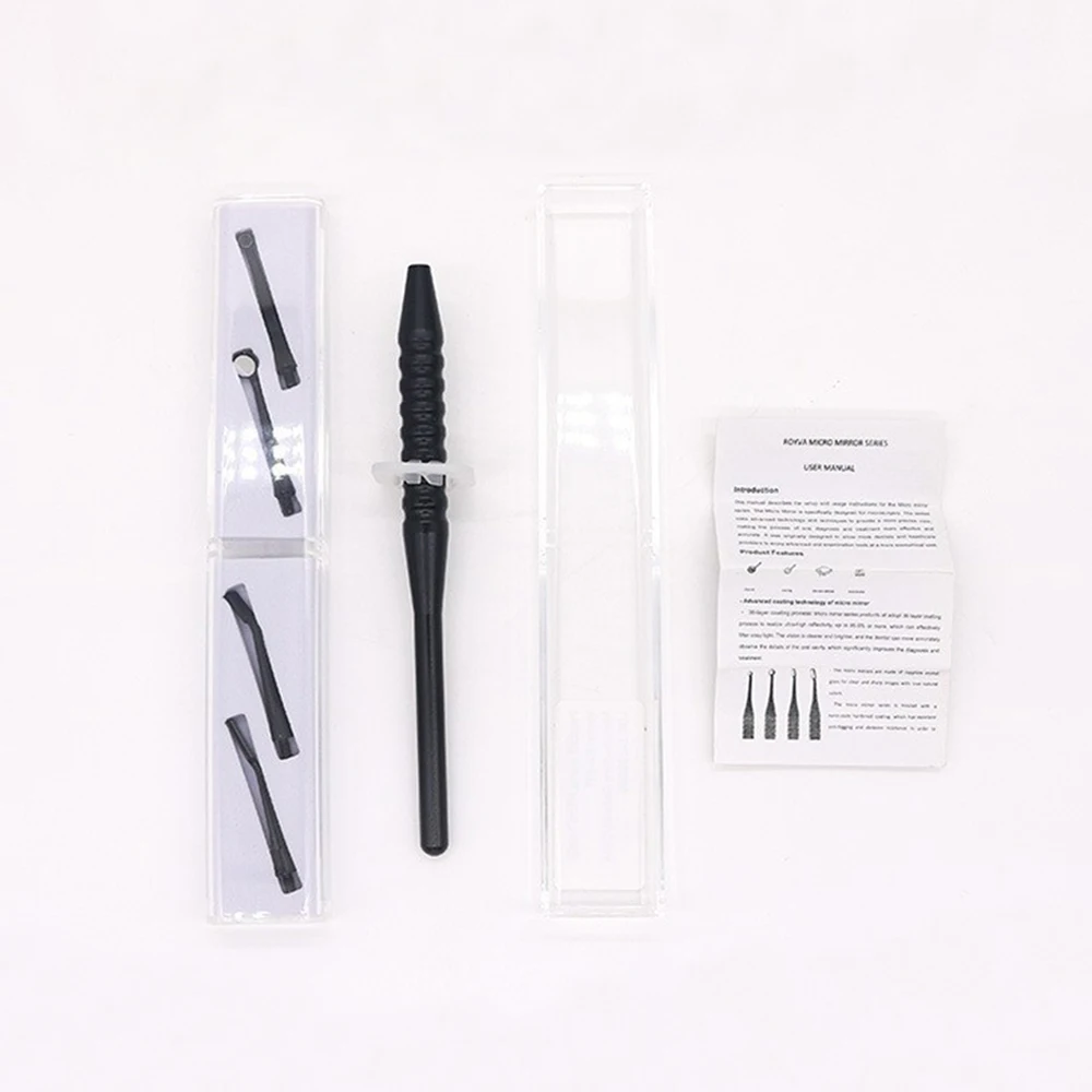 Dental Micro Mouth Mirror 2mm /3mm/5mm Sterilizable Reflector Odontoscope Multifunction Checking Oral Detachable Handle