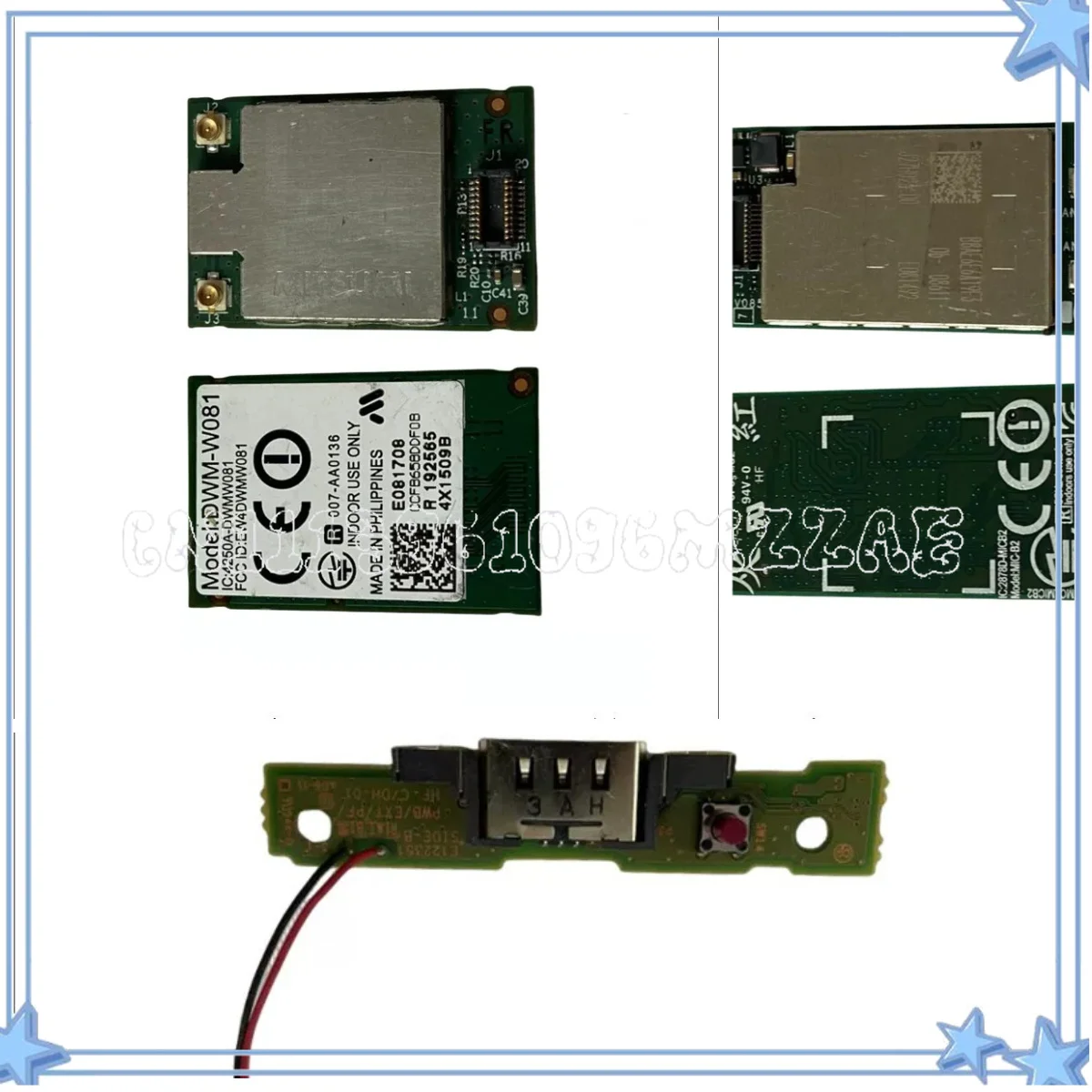 Original Wireless Bluetooth Module WIIU Rocker Wii Network Interface Card Wiiu Motor, Matching Small Board