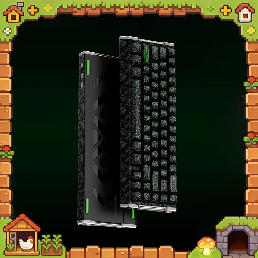 Technology ZERO68 Wireless Keyboard Three Mode Connection E-sports Keyboard 8000Hz Polling Rate Hall Sensor Pc Accessories Gifts