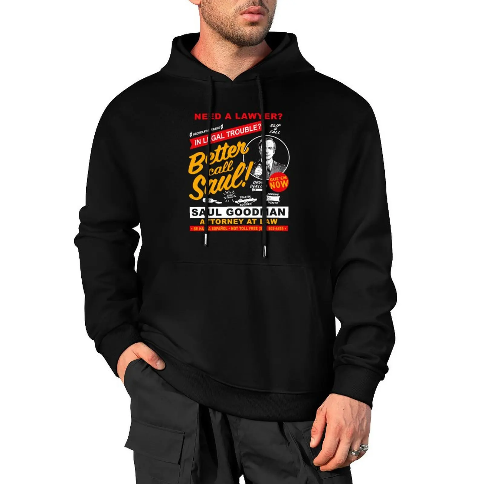 Need A Lawyer Then Call Saul Dks Pullover Hoodie mens designer clothes autumn jacket men new hoodies and sweatshirts