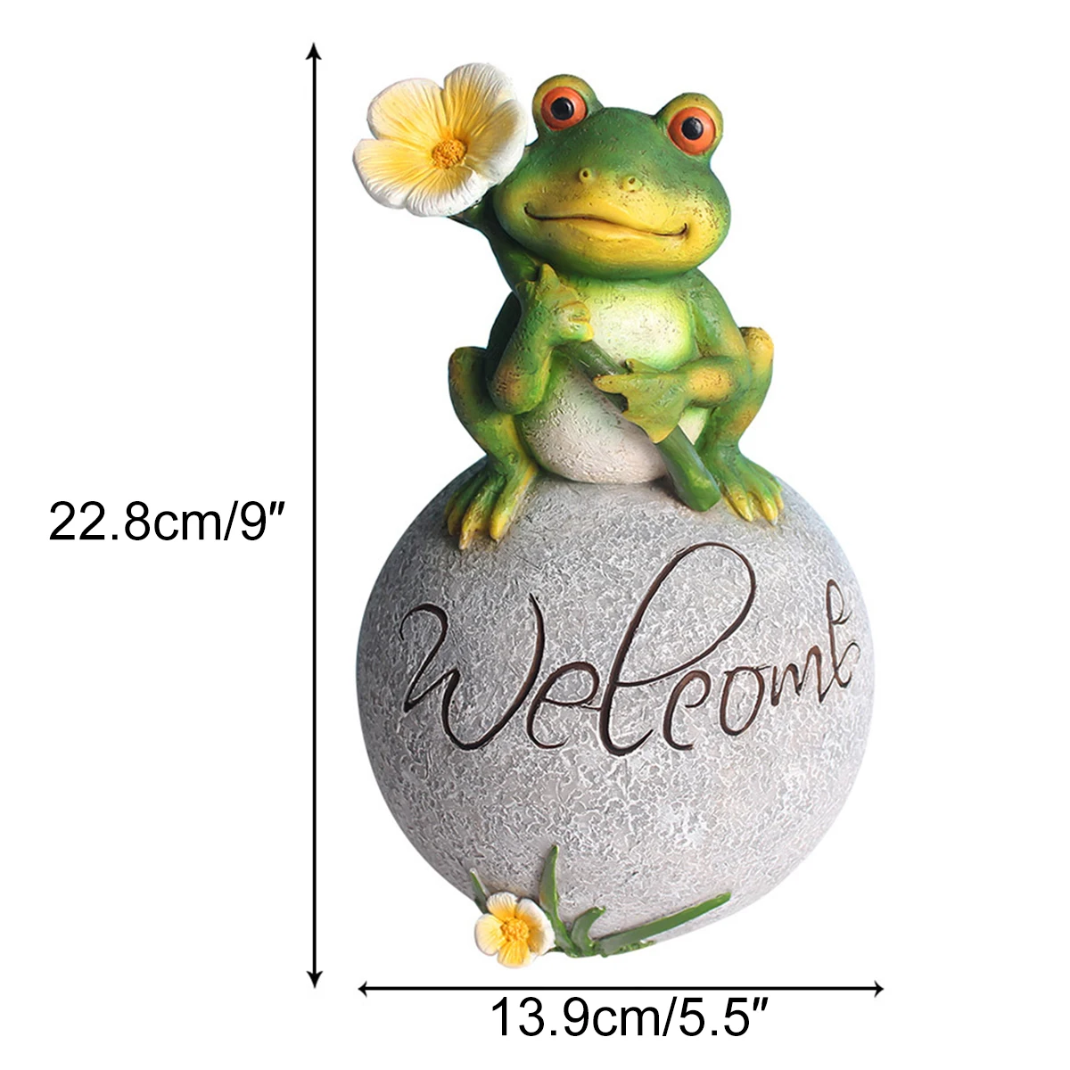 

Outdoor Garden Lawn Ornament Decoration Gardening Frog Patio Decoration Simulation Ornament