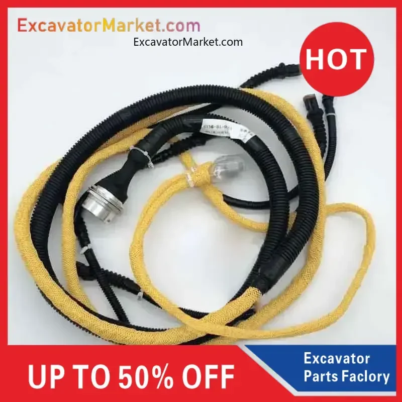 

For excavator Engine harness cable for Komatsu PC400-7 450-7 injector harness 6156-81-9211 excavator