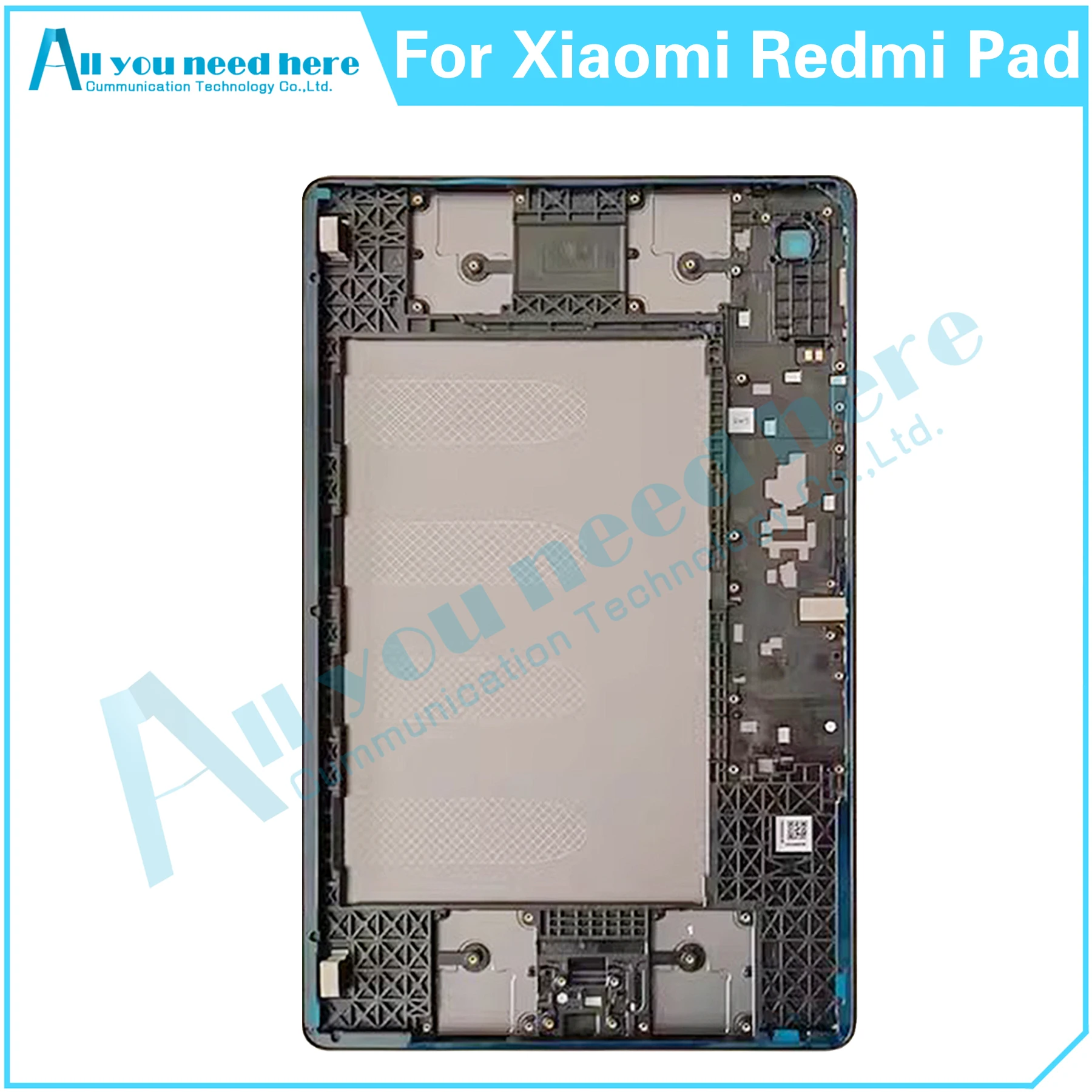 For Xiaomi Redmi Pad 10.6 22081283G Back Battery Cover Door Housing Rear Case Repair Parts Replacement