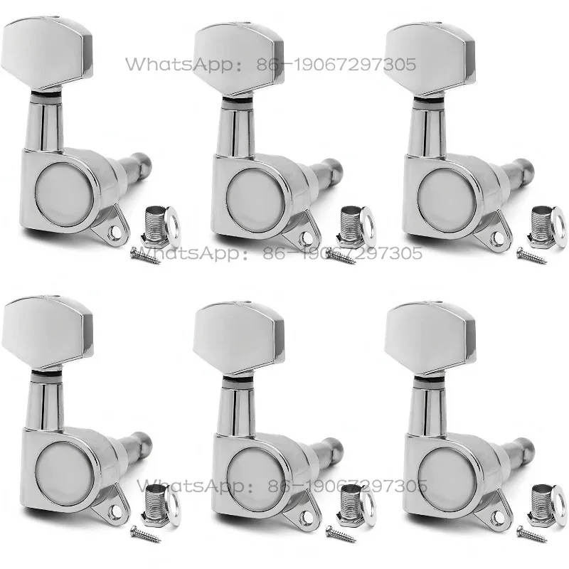 1:15 6 Acoustic Guitar/Electric Guitar Fully Enclosed String Button Pedal Large Handle String String Quasi-String Reel