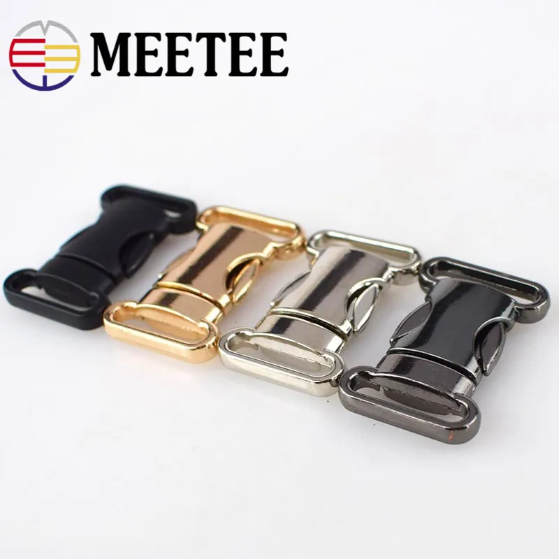 2pcs/4pcs In Metallo Fibbie Per Cinture 20 millimetri 25 millimetri di Clip A Scatto Chiusura Fibbia per Borse Cinture di Abbigliamento FAI DA TE