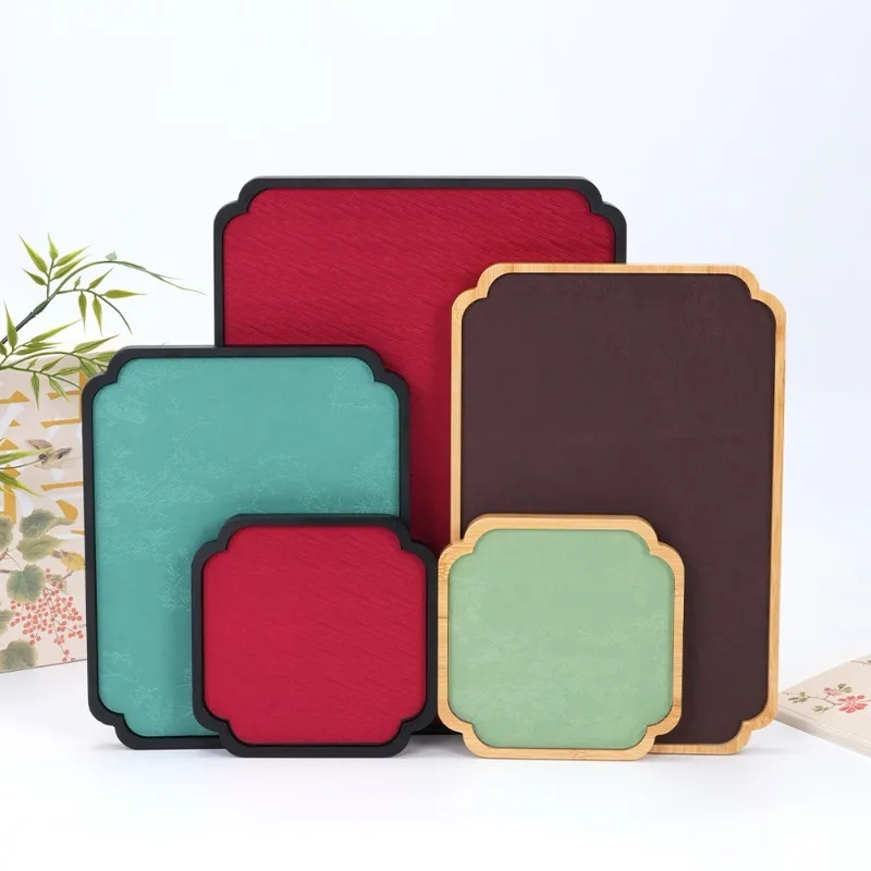 

Поднос для демонстрации ювелирных изделий в китайском стиле, поднос для браслетов и нефрита, органайзер для хранения украшений на прилавке, поднос для демонстрации бус и ожерелий