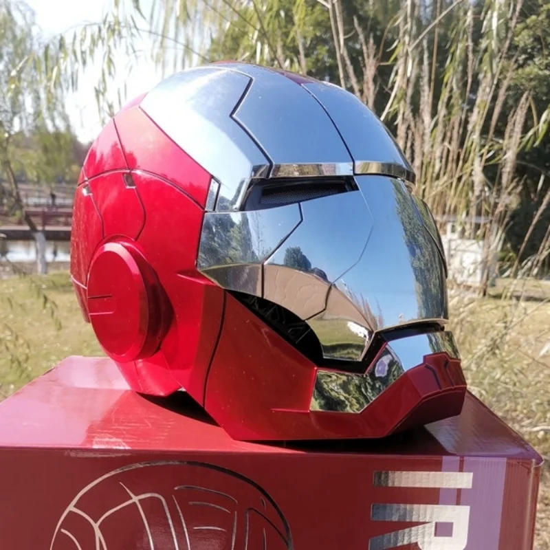 In Stock Autoking Mk5 2.0 Upgrade 1/1 Iron Man Helmet Wearable And Deformable English Voice Controlled Multi Control Toy Gifts