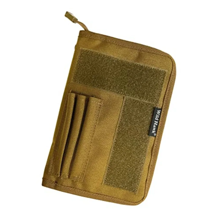 Almost SGT Brown Cordura US Army Green Leader Book Cover, Tactical Notebook Cover, 5.5 x8