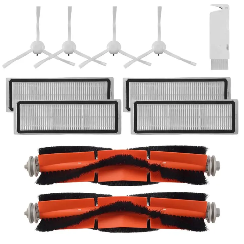 

AB42-Набор аксессуаров: боковая щетка, ролик, HEPA-фильтр для робота-пылесоса Xiaomi Mijia 1C STYTJ01ZHM Mi Robot Vacuum Mop SKV4093GL, запасные части