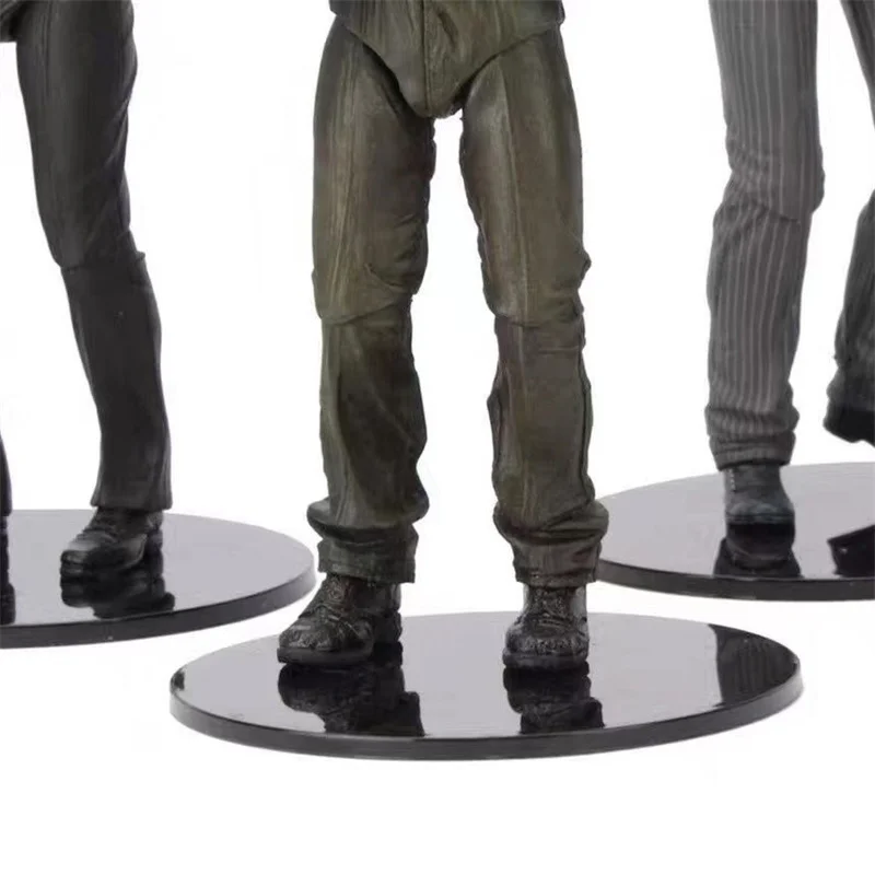 NECA figura de exhibición soporte Base soporte de exhibición Compatible negro blanco PVC figuras de acción juguete 10 unids/lote