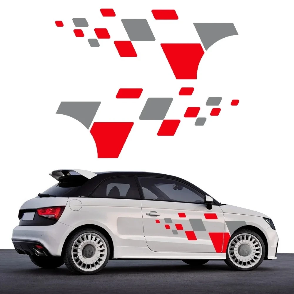 

Для Audi A1 8X GB GBA Ego Plus E-Tron Urban: графика на двери автомобиля, гоночный стиль, спортивные наклейки, виниловые декоративные аксессуары
