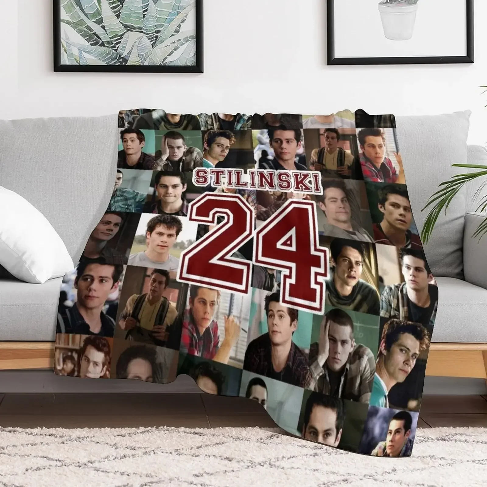 Stilinski 24 Throw Blanket Flannels Cute Plaid Nap Blankets