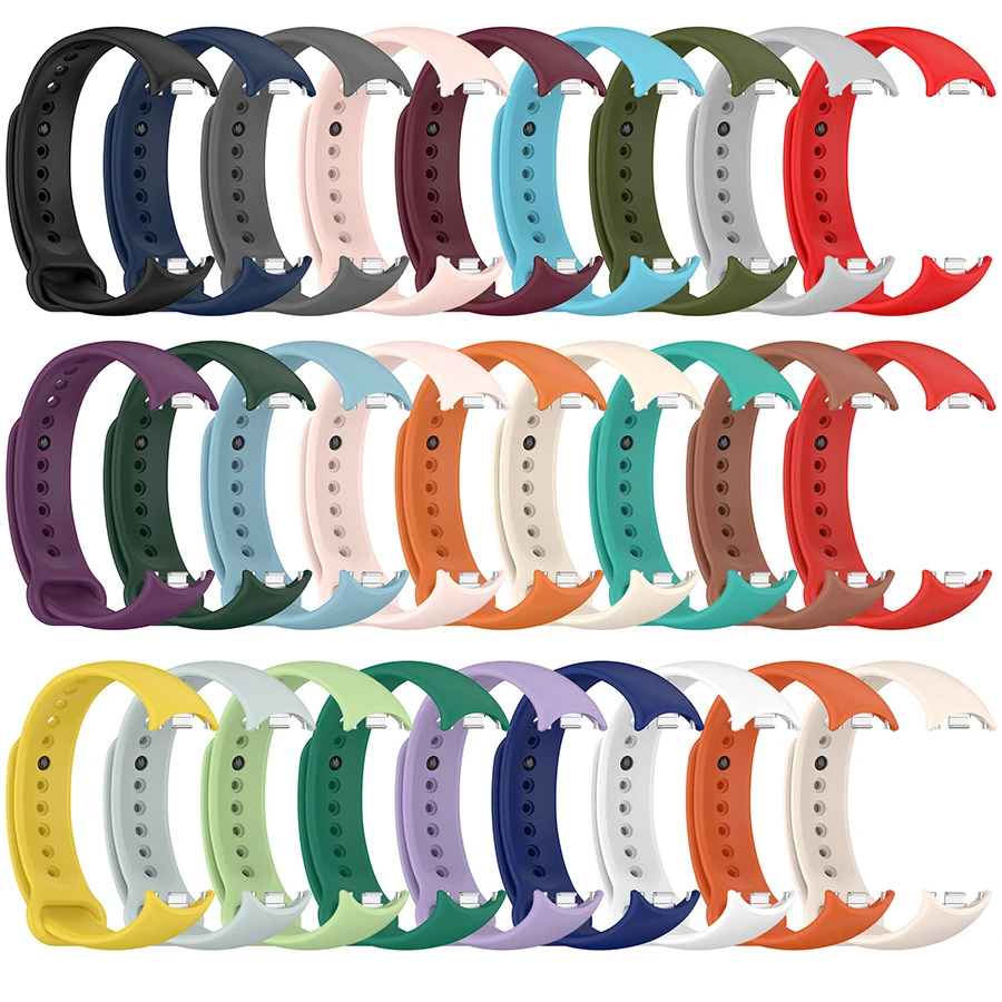 Strap for Xiaomi Mi Band 8/9/10 Bracelet Silicone Wrist Miband 9 10 Replacement Pulsera Correa Sport Strap for Mi Band 8 9 10