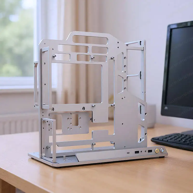 High-end Gaming Computer Case ATX Mid-tower with Tempered Glass Panel, Suitable for Computer Gamers