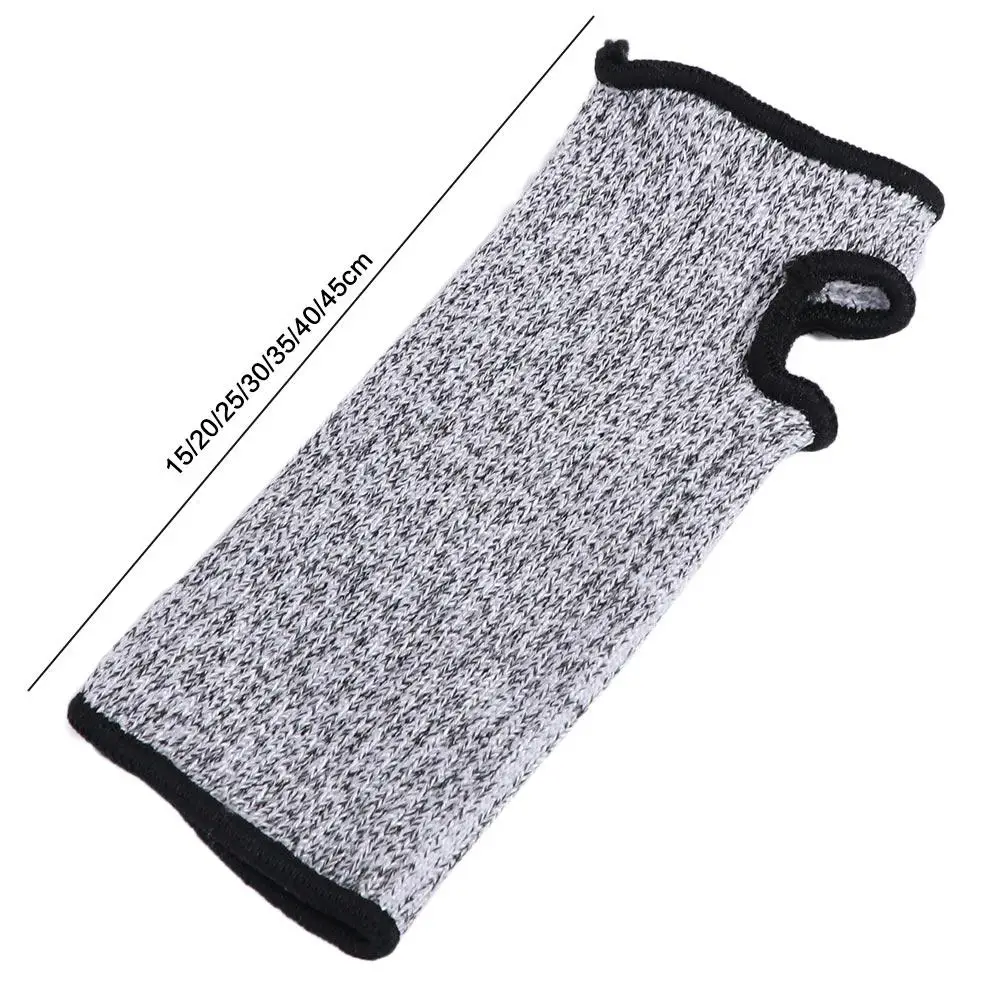 Thumb Hole 5 HPPE Cut-resistant Arm Sleeve Bite Proof Anti Abrasion Safety Protecter Arm Sleeve Cut Resistant