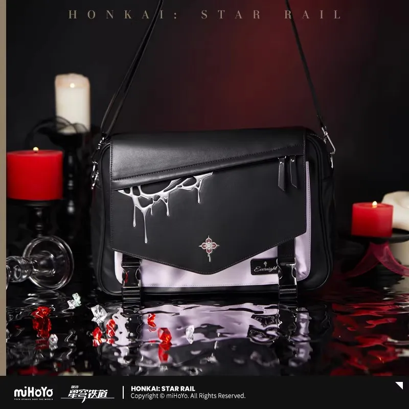 [Genuine] Evernight Impressions Series PU Shoulder Bag Honkai Star Rail March 7th Backpack Anime Cosplay Crossbody Bag Xmas Gift