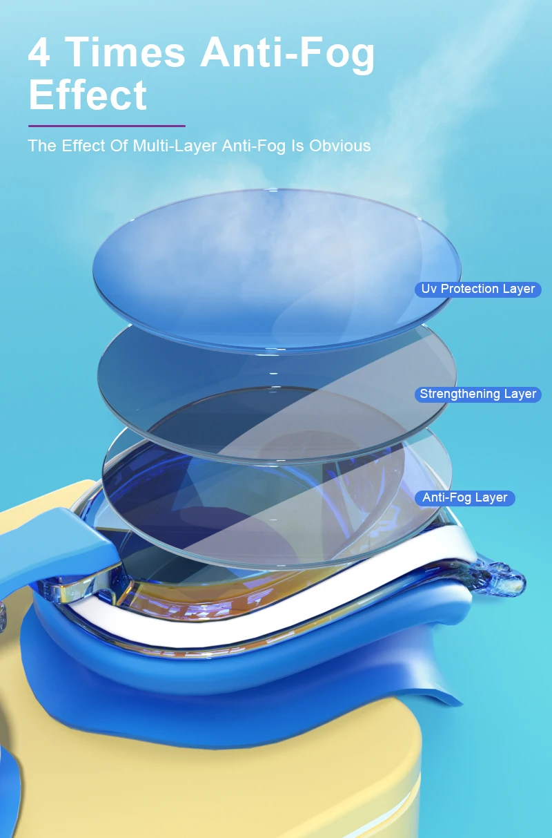 JSJM Professionelle Kinder-Schwimmbrille, beschlagfrei, UV-Schutz, wasserdichte Silikon-Schwimmbrille für Jungen und Mädchen, Schwimmbrille, Geschenk – Detail 3