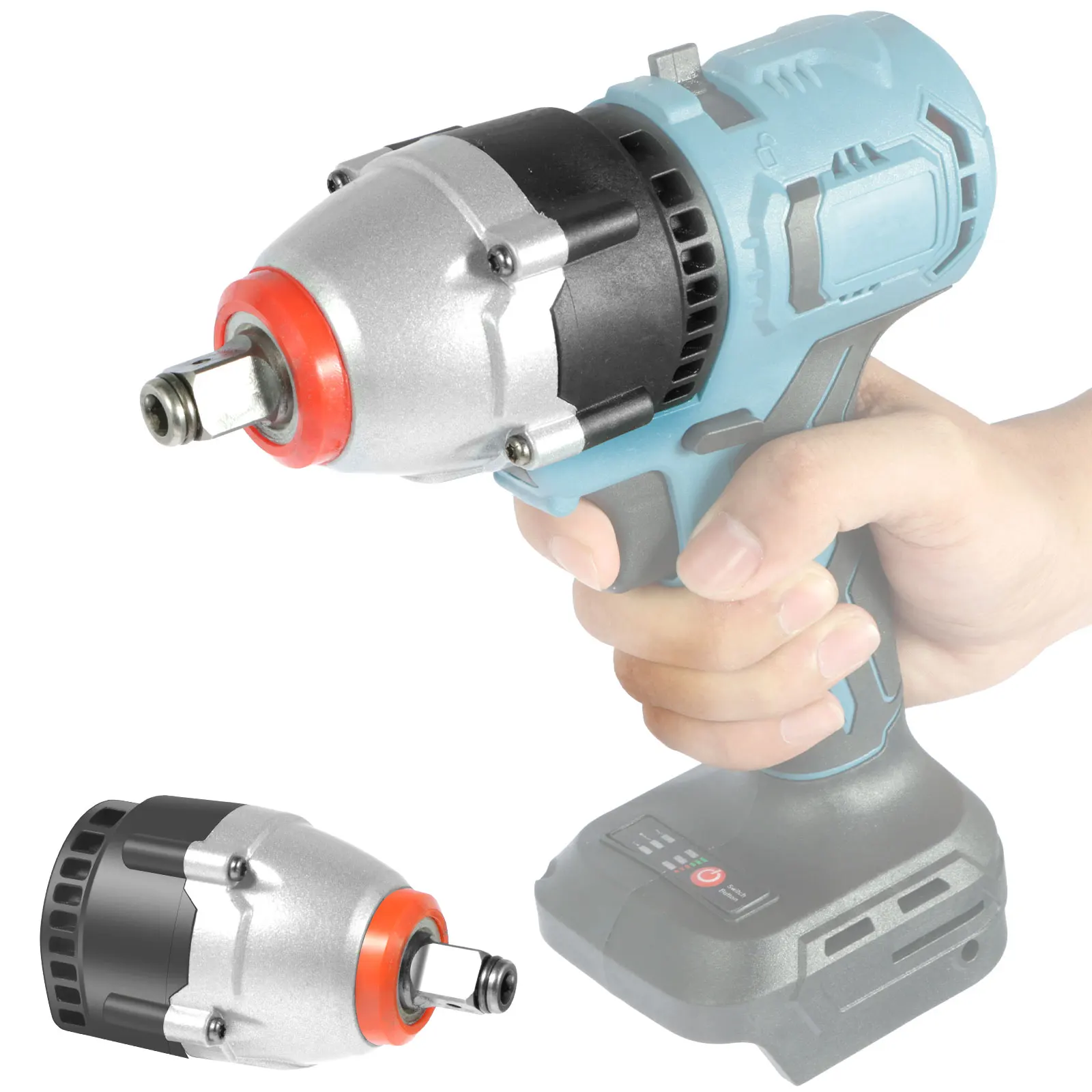 1/4Inch 1/2Inch Double Chuck Power Tool Accessories Impact Wrench Accessories High-Torque Electric Impact Drill Impact Wrench