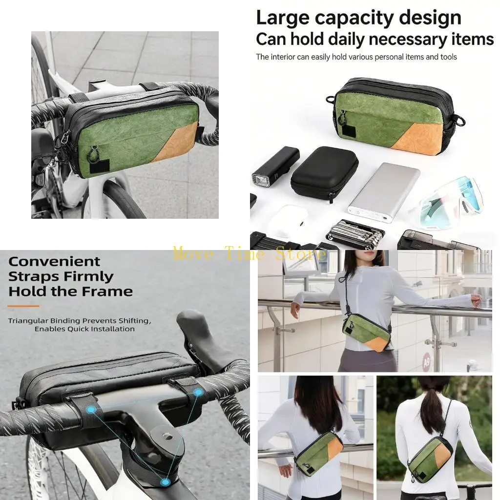 

92ME Waterproof Bicycles Beam Pouches Front Frame Bag for Sports Entertainment Bicycles Top Tube Bag, Cycling Frame Pouches