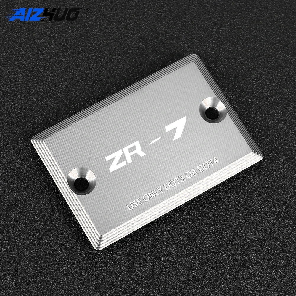 FOR KAWASAKI ZR-7 ZR-7S Z750S 2000 2001 2002 2003 2004 2005 2006 Front Brake Fluid Cylinder Oil Tank Cover Cap CNC Accessories