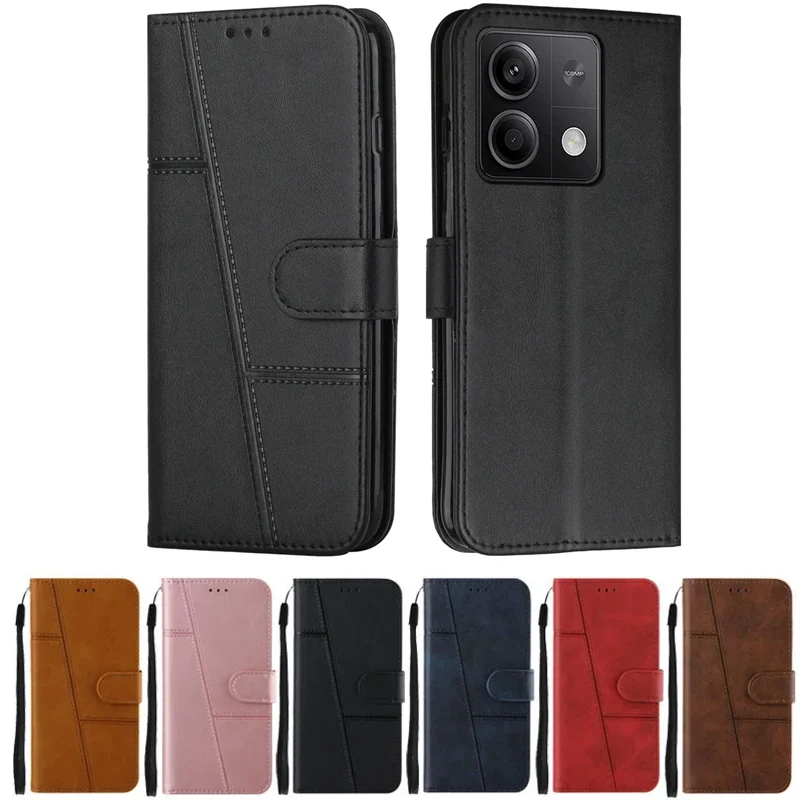 

For Xiaomi Redmi Note 13 Pro 4G Case Flip Wallet Book Cover for Etui Xiomi Redmi Note 13 Xiaomi Note13 Pro 13Pro Plus Phone Case