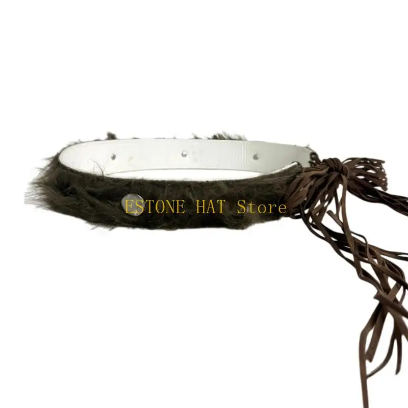 

49MF Современный повседневный ремень из искусственной кожи с заклепками для нескольких случаев