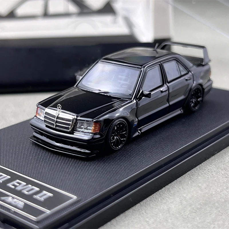 

HKM 1:64 190E W201 2.5-16 Evo II Restmod Alloy Car Diecasts & Toy Vehicles Car Model Miniature Scale Model Car For Children