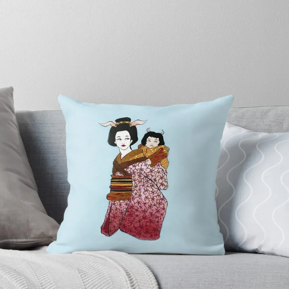 Mother and Daughter I Throw Pillow Luxury Cushion Cover Decorative Sofa Cushions Sofa Cushions sleeping pillows pillow