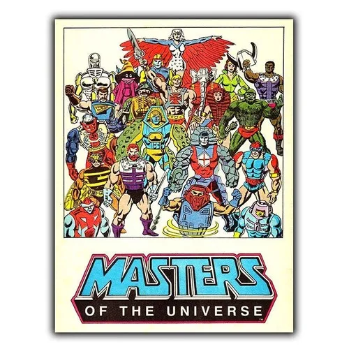 He-Man of the Universe METAL SIGN PLAQUE Ретро плакат 80-х с принтом мужской aaaa-Алюминий
