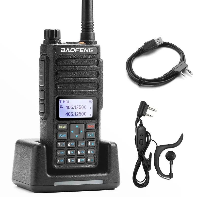 

Baofeng DR-1801 DMR Digital Walkie Talkie Dual Time Slot Analog Tier 1&2 Long Range Dual Band 1024CH DM-1801 Ham Two Way Radio